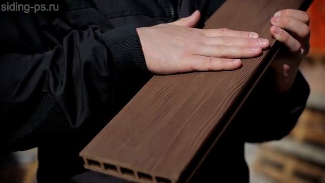 Декинг - террасная доска из ДПК