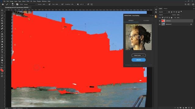 Painting Effect in Photoshop - Crazy UXP Plugin смотреть онлайн