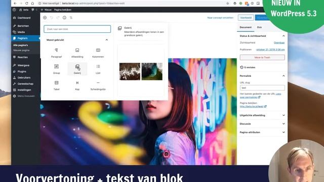 26. Voorvertoning van blok - nieuw in WordPress 5.3 смотреть онлайн