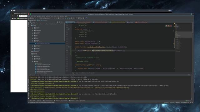 Laravel Welcome Notification от команды Spatie смотреть онлайн