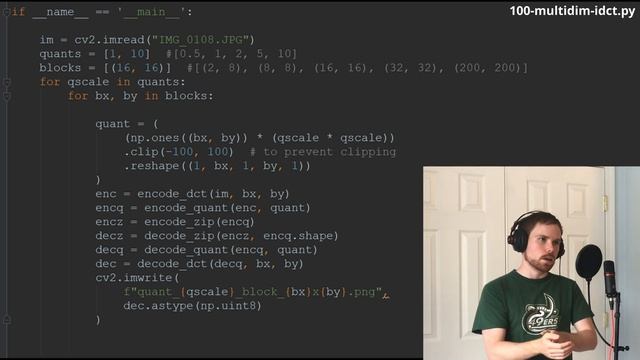 JPEG: Algorithm in Python (Part 2) смотреть онлайн