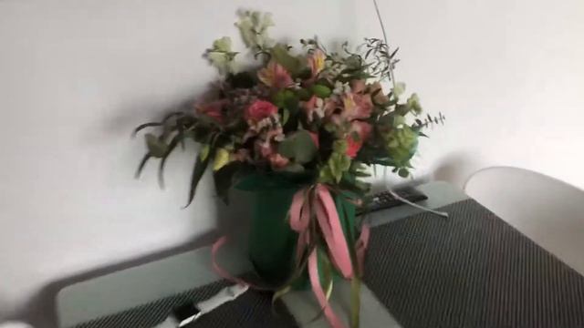 Открыли сезон арбузов) уборка) ухаживаю за цветами.