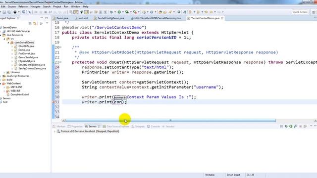 12 What Is the Use Of Servlet Context in Web.xml File смотреть онлайн