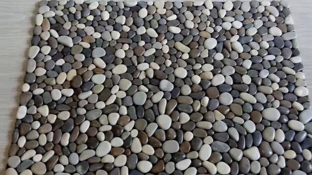 Коврик из камней своими руками. Легко, красиво и быстро! смотреть онлайн