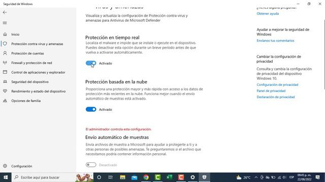 😈Como DESACTIVAR el ANTIVIRUS WINDOWS 10 смотреть онлайн