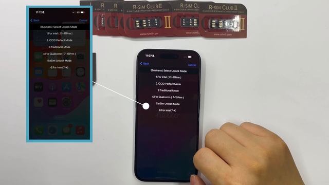 R-SIM CLUB2 V6 Unlocking Card For IOS17 Iphone5-15 15pro Max