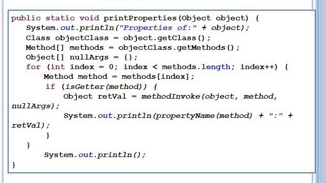 Java Reflection and Types and Actions as Objects смотреть онлайн