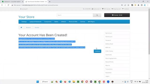 Selenium 4 - Cucumber Hybrid Framework - Part 2 смотреть онлайн
