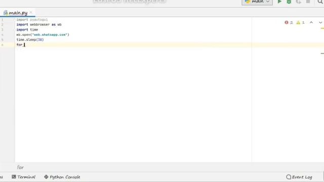 WhatsApp spam bot | python mini project смотреть онлайн