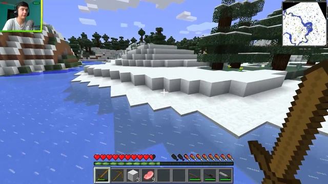 ЗОМБИ АПОКАЛИПСИС МАЙНКРАФТ - Выживание C модами (Серия 1 - Нашёл Оружие)