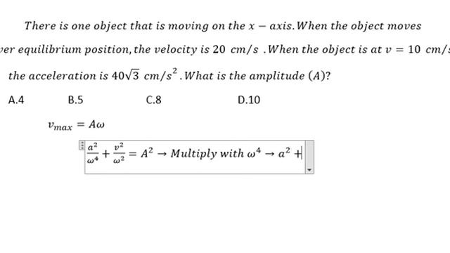 Physics Help: Simple Harmonic Motion (Application) - Relationship between Angular Frequency, v, a, смотреть онлайн