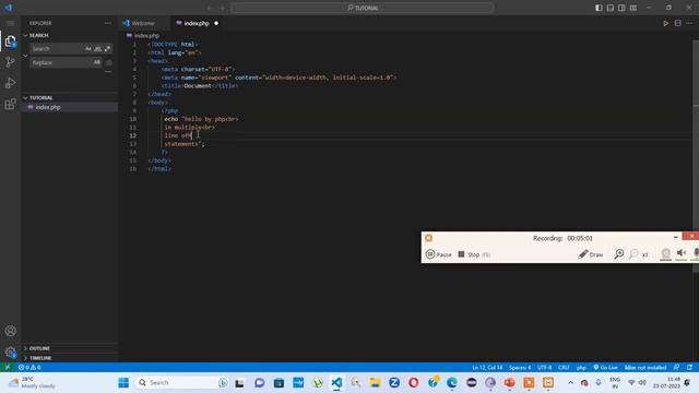 php echo statement lesson 5 смотреть онлайн
