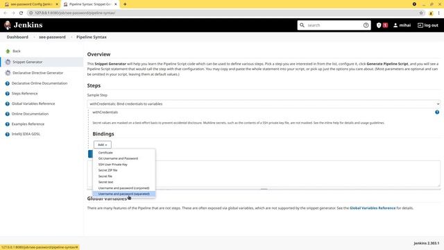 See credentials inside a pipeline | Jenkins смотреть онлайн