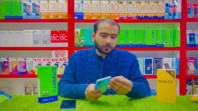 Infinix Smart 8 Vs Realme Note 50 Detail Comparison Video.