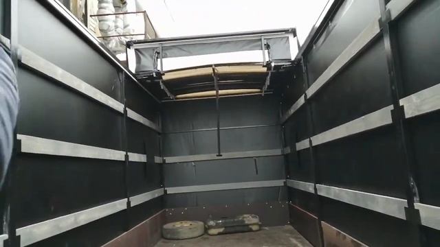 Скатная Сдвижная крыша на ГАЗель длина 6300 мм. "АвтоРекорд" смотреть онлайн