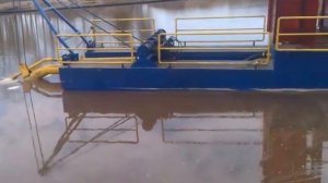 Видео земснаряда, производительность до 800м3 в час