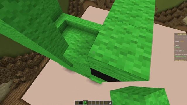 НУБ ПОСТРОИЛ КРИПЕРА ГИГАНТА В МАЙНКРАФТ БИТВА СТРОИТЕЛЕЙ ! ТРОЛЛИНГ В MINECRAFT BUILD BATTLE НУБИК смотреть онлайн