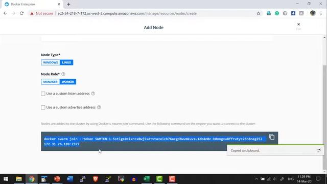 Docker Enterprise Add Nodes - Video 64 смотреть онлайн