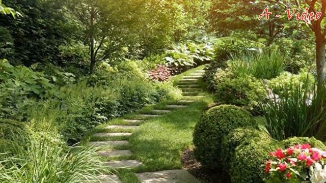 ?Дизайн и декор двора частного дома Лучшие примеры / Ideas for a garden plot / A - Video смотреть онлайн