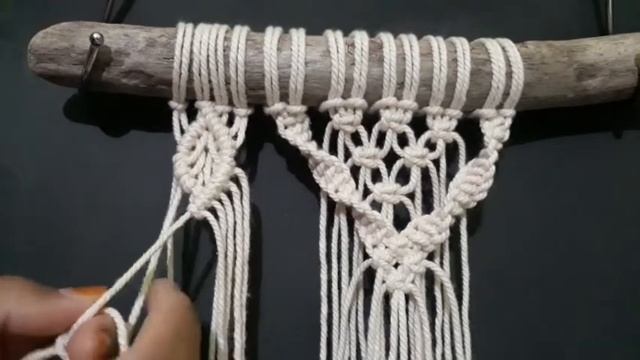 DIY Mini Macrame Wall Hanging ♡ Hiasan Dinding Mini Makrame смотреть онлайн