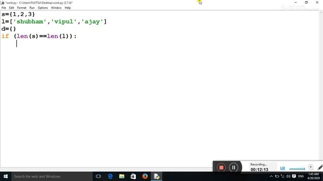 30#Dictionary # programs # Python series # in easy hindi смотреть онлайн