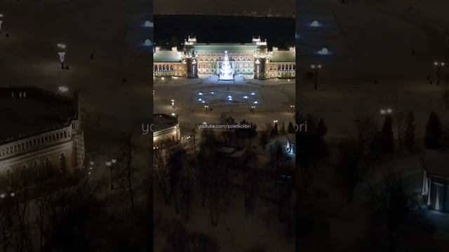 Дворцово-парковый ансамбль в музее-заповеднике Царицыно. Autel Evo Lite Plus, ночной полёт. смотреть онлайн