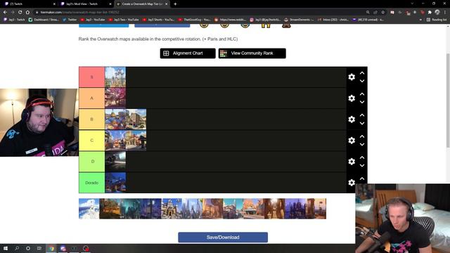 FLATS AND JAY3 Overwatch MAPS Tier List смотреть онлайн
