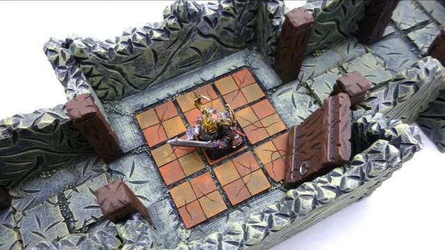 9 Tile Room - Orange Checkered Pattern by Dungeon Lair смотреть онлайн