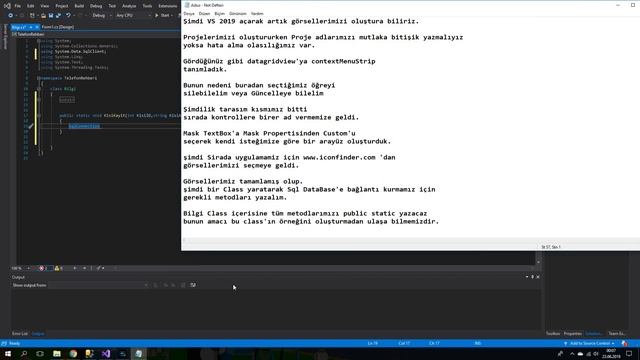 C# dersleri Telefon Rehberi Yapımı 1. Kısım смотреть онлайн