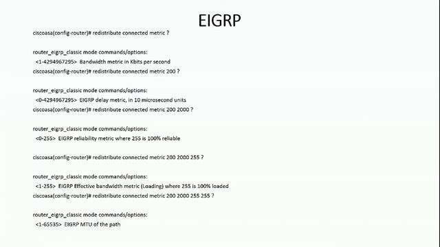 Configuring EIGRP on Cisco ASA смотреть онлайн