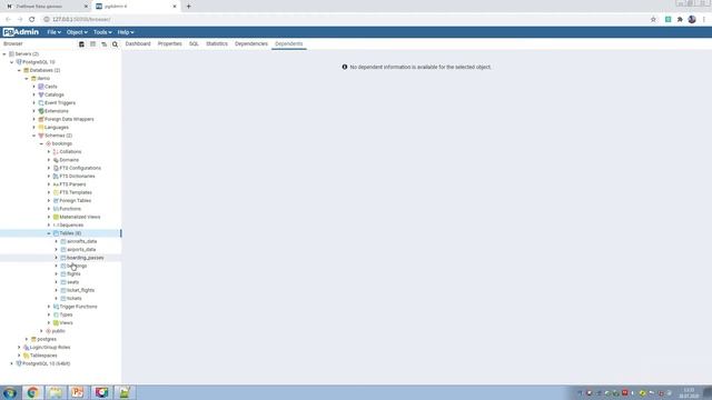 Импорт базы данных в PostgreSQL. Изучение структуры базы данных смотреть онлайн