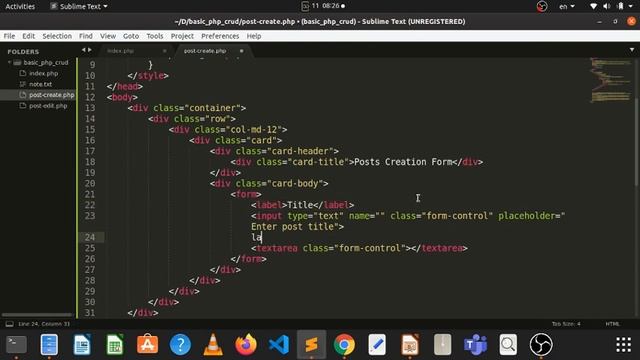 04 PHP CRUD - Create Design for Index Page & Create Page - Myanmar Programming Tutorials (မြန်မာ) смотреть онлайн