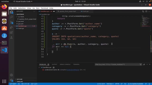 Writing data from a web form to a PostgreSQL table смотреть онлайн