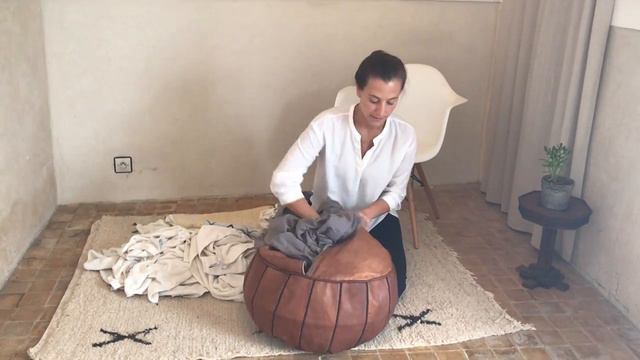 How to stuff your Moroccan Pouf смотреть онлайн