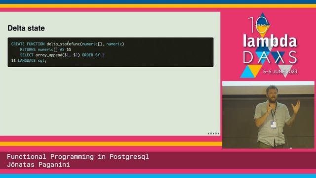 Functional Programming in Postgresql by Jônatas Paganini | Lambda Days 2023 смотреть онлайн