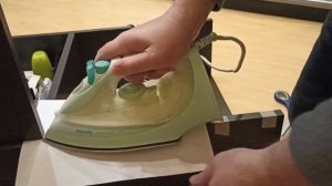 Как приклеить  шпон! (ремонт)