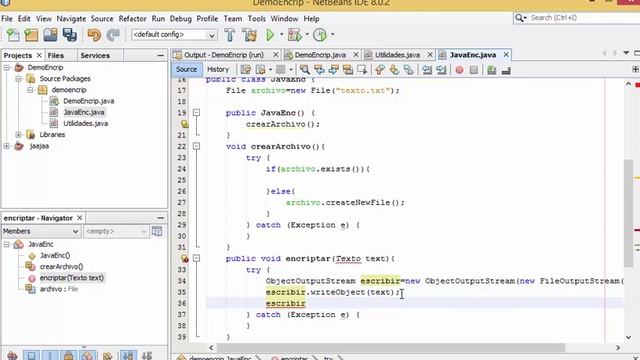 Encriptación en Java смотреть онлайн