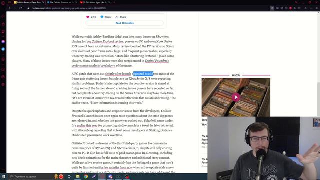 Callisto Protocol is BROKEN - Devs Respond to ANGRY PLAYERS! смотреть онлайн