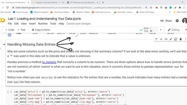 [Lab - 1.0] Importing and Understanding Data | Machine Learning | Engineering College | Utkarshini смотреть онлайн