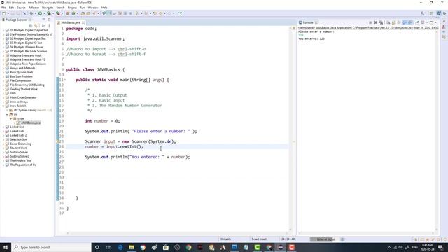 Input, Output, and Random Number Generation in JAVA смотреть онлайн