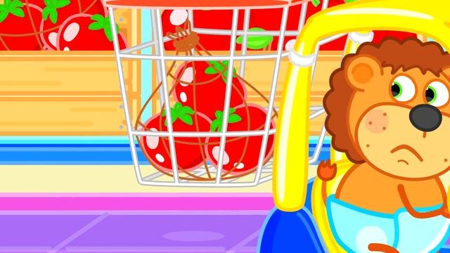 Lion Family ⚙️ Journey to the Center of the Earth #41. Rainbow Machine | Cartoon for Kids смотреть онлайн