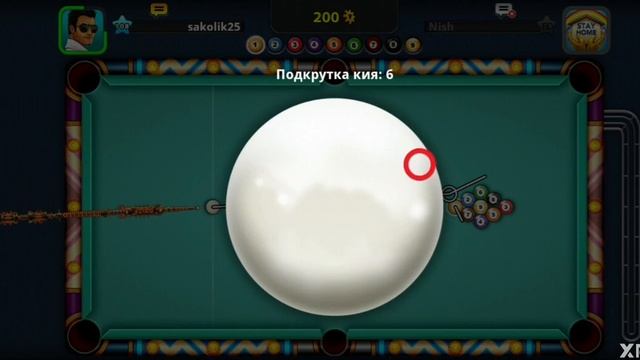 Как забить полосатый шар в 9-ке. Hammer a striped ball in 9ball смотреть онлайн