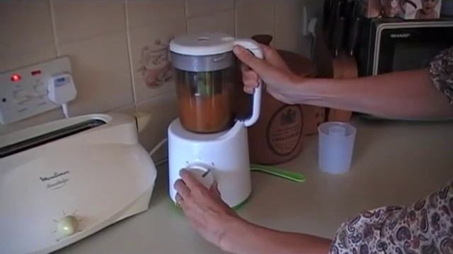 Philips AVENT Baby Food Steamer Blender YouTube смотреть онлайн