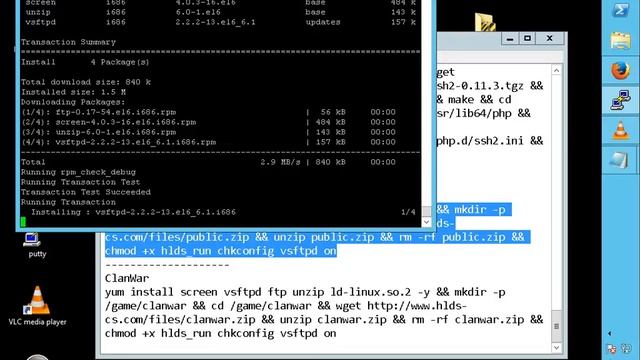 Installing Ssh2 + HLDS [HD] смотреть онлайн