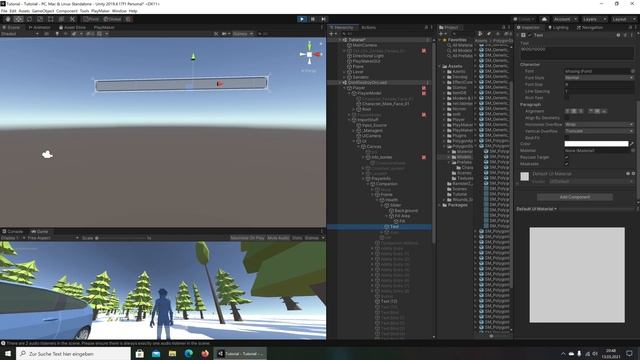 Third Person Controller Unity3d A Survival Game * 009 * Playmaker * Health