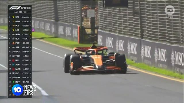 Ferrari’s Carlos Sainz Wins The Australian Grand Prix | 10 News First смотреть онлайн