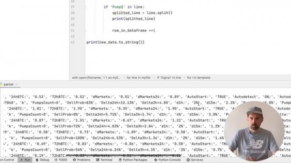 Пишу реальную программу. Парсинг текстового файла. Python + Pandas + Excel.