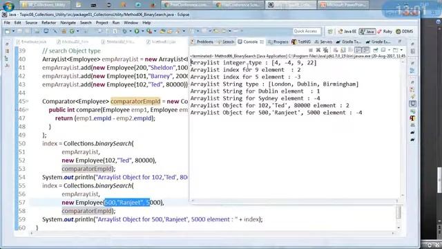 JAVA OOPS Collections Utility Part2 смотреть онлайн