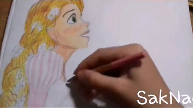 SakNao? Как мы рисуем Рапунцель ?Рапунцель запутанная история Disney Tangled SN смотреть онлайн