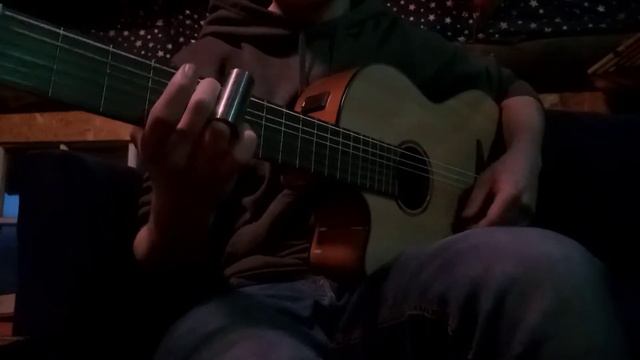 acoustic guitar - open C tuning jam смотреть онлайн